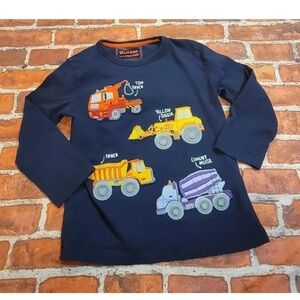 Blue Zoo Boys Construction Shirt 5/6 5 6 Blue